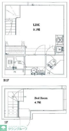 Arrowsal SHINKAWAの物件間取画像